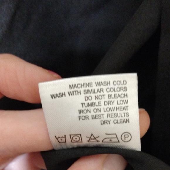 Black Button Down Shirt with Long Sleeves - Picture 4 of 11